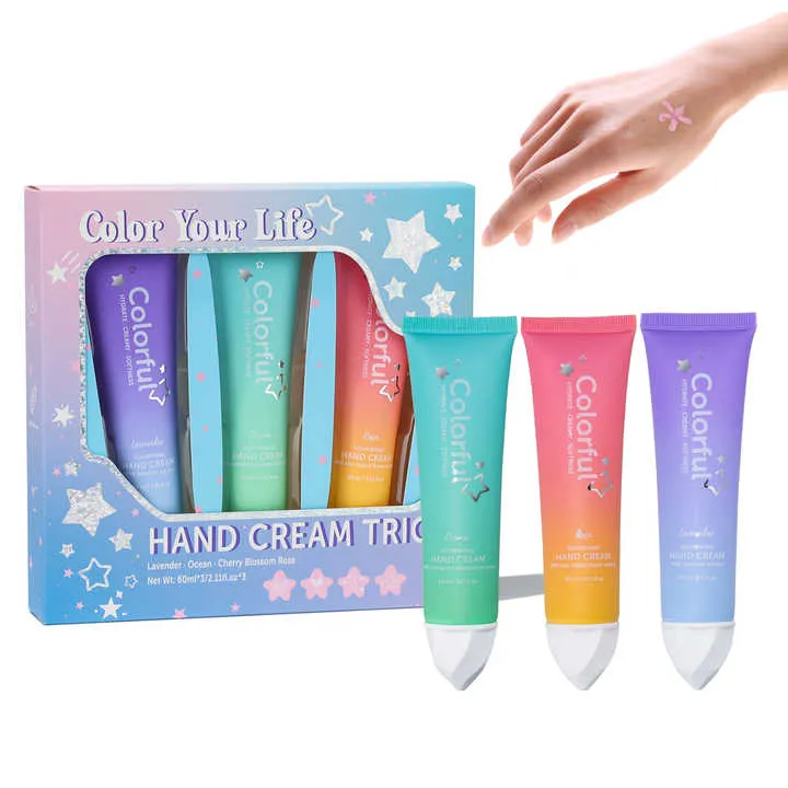 مجموعة كريم اليدين برائحة الآيس كريم واللافندر -Ice Cream Lavender Hand Cream
