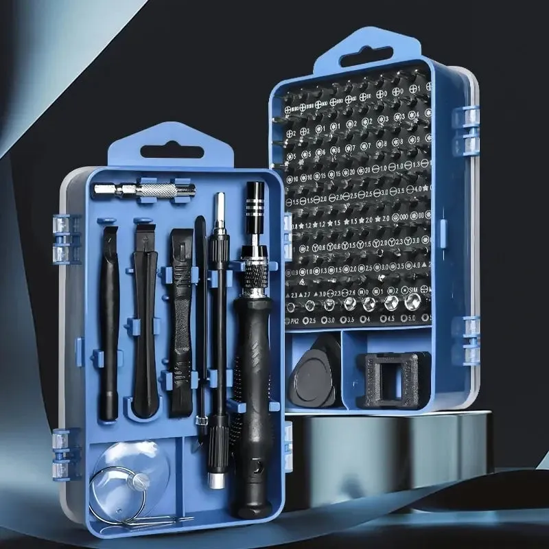 117 in 1 Magnetic Screwdriver Set for Repairing 98 Bits for Iphone Camera Piece