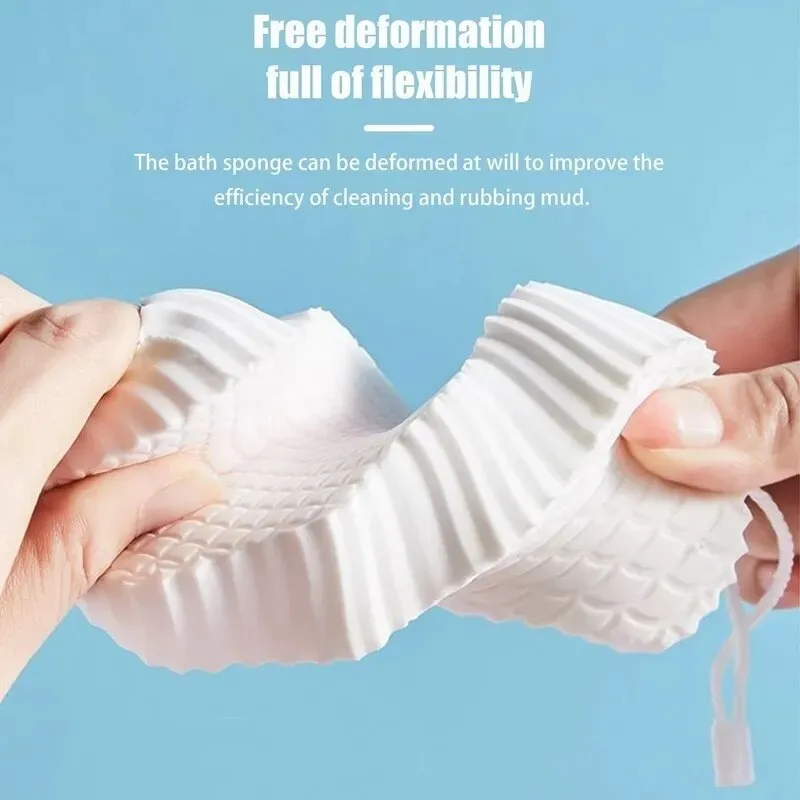 1pc Soft Sponge Bath Exfoliating Body Scrub