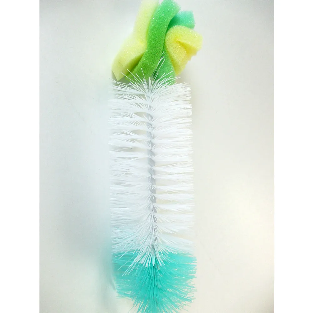 2 X Bottle Brush Sponge Scrub Cup Glass Washing Cleaning Cleaner Tool Kitchen