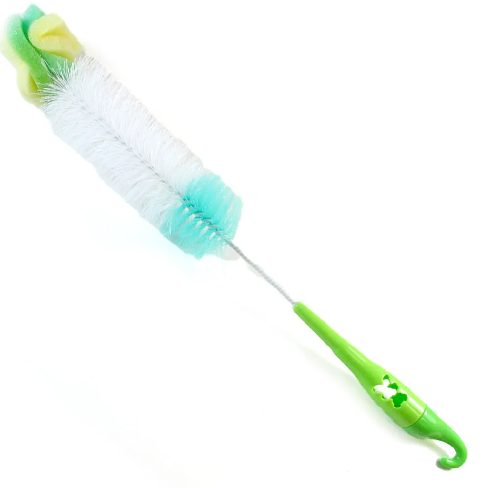 2 X Bottle Brush Sponge Scrub Cup Glass Washing Cleaning Cleaner Tool Kitchen