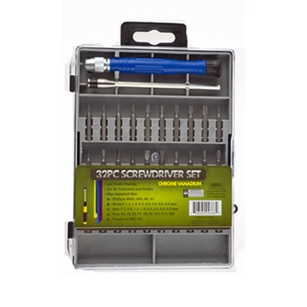 32 Pc Precision Screwdriver Set Micro Mini Torx Bit Kit Cell Phone Repair Tool