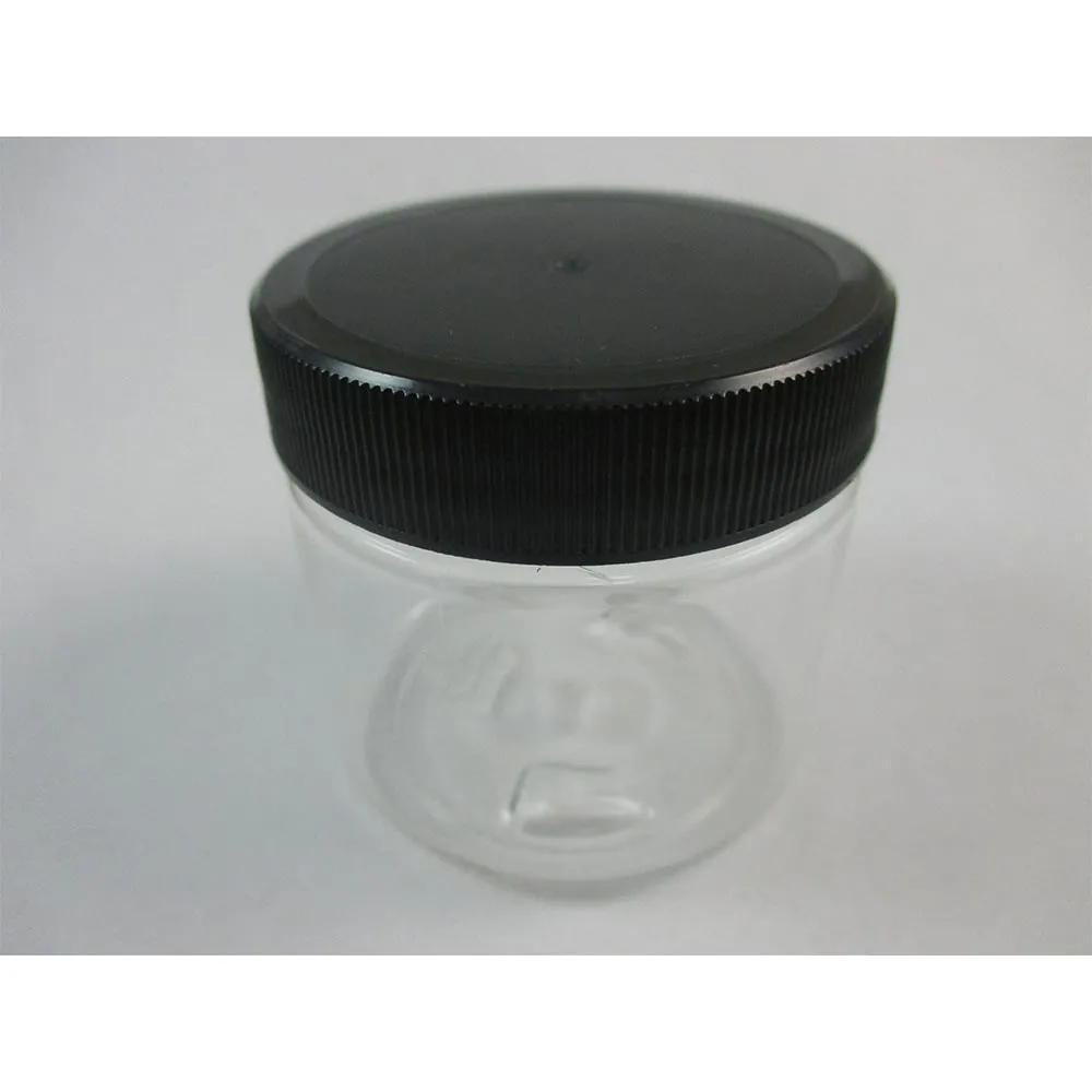 48 PET Clear Plastic Jars 2 Oz With Lids Empty Slime Container Food Cream Jars