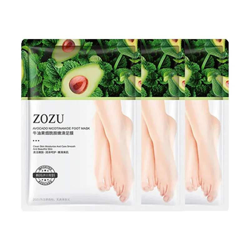 5 Pairs Avocado Foot Exfoliating Mask
