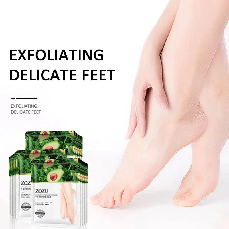 5 Pairs Avocado Foot Exfoliating Mask