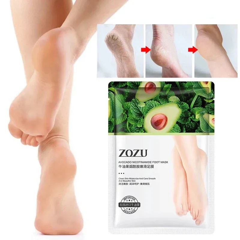 5 Pairs Avocado Foot Exfoliating Mask