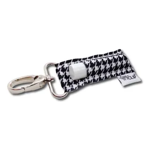 Black and White Houndstooth LippyClip Lip Balm Holder