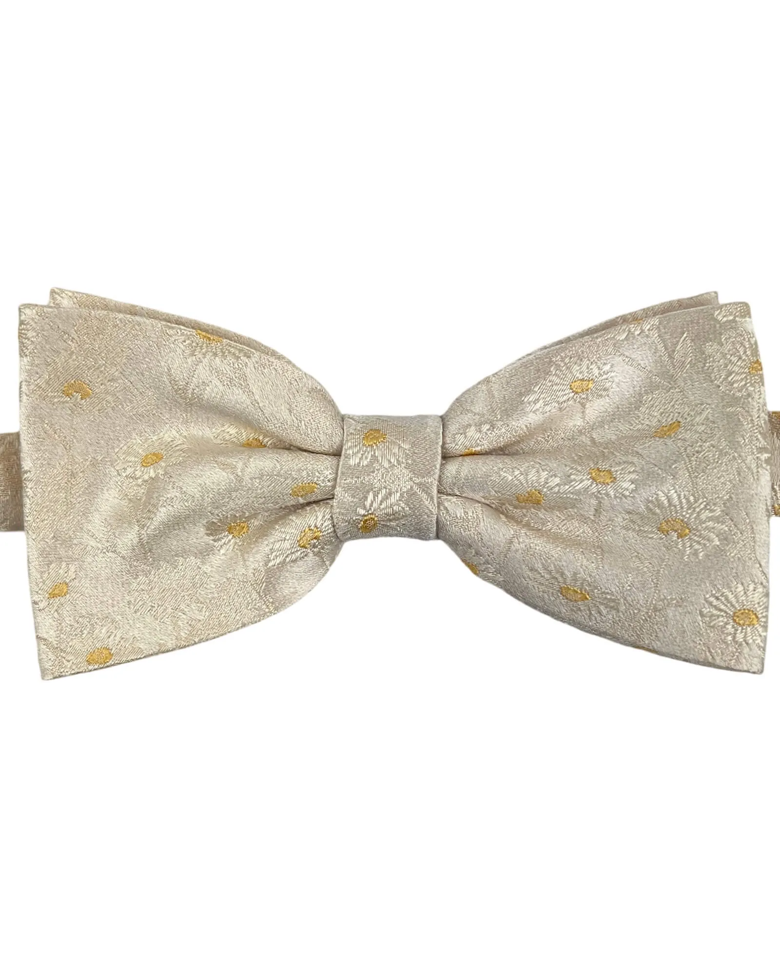 DCLIC Margherita Floral Bow Tie - Ivory