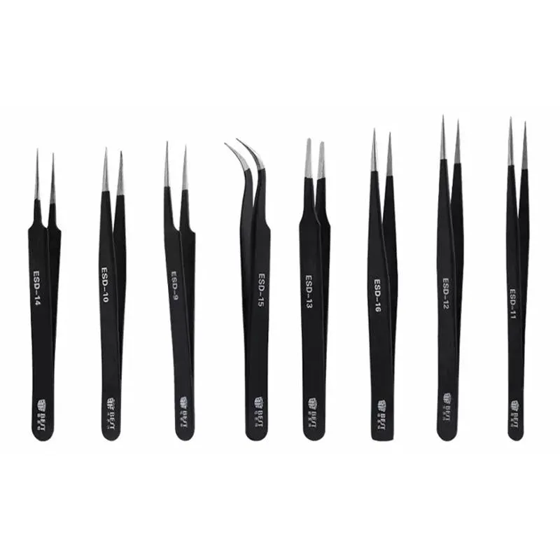 Esd Stainless Steel Tweezers - Precision Anti-static by Best Bst