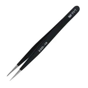 Esd Stainless Steel Tweezers - Precision Anti-static