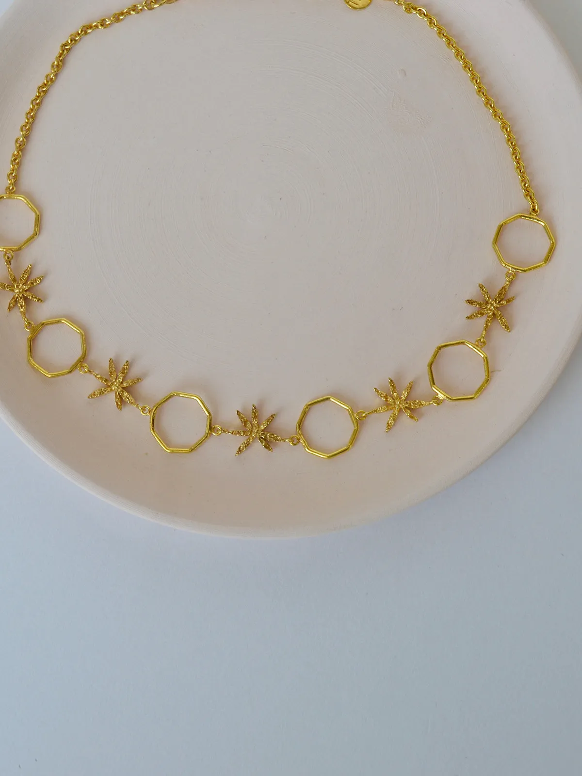 Linked Cinnamon Choker