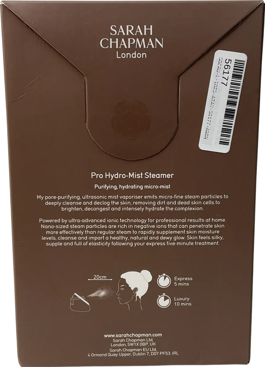 Sarah Chapman Pro Hydro-mist Steamer One size
