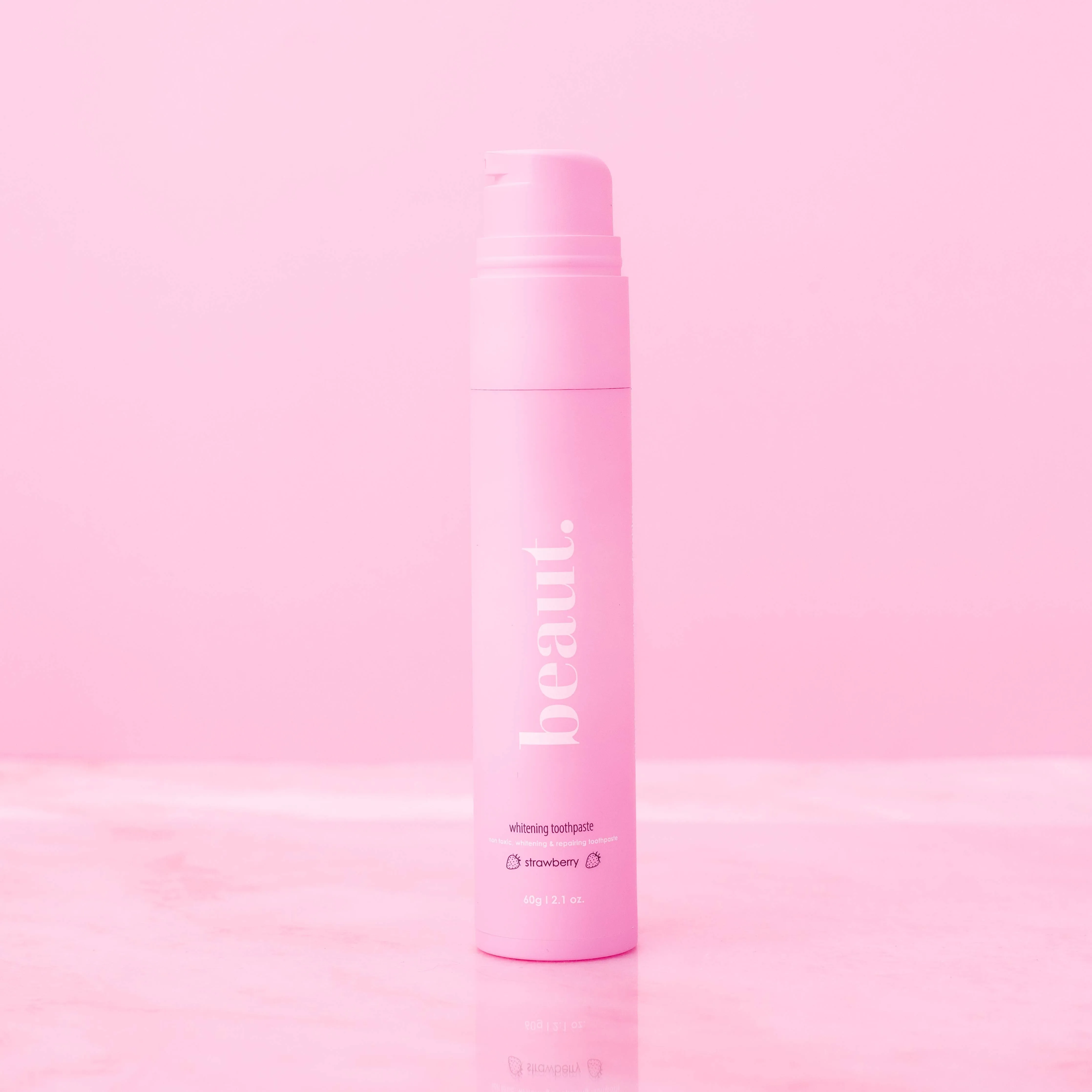 Strawberry whitening toothpaste