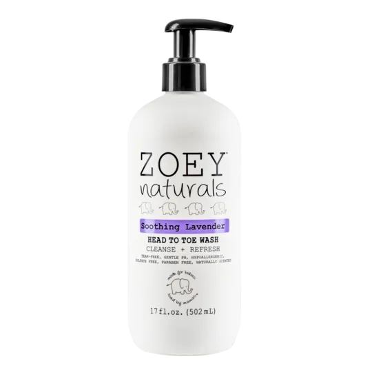 Zoey Naturals Soothing Lavender Head To Toe Wash